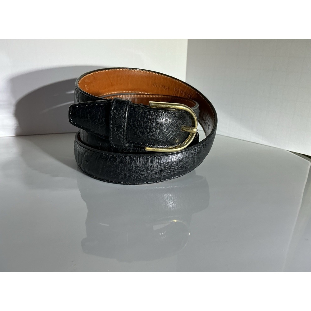 Ostro Grain Full Grain Cowhide Black Belt Size 36 (40"X1")